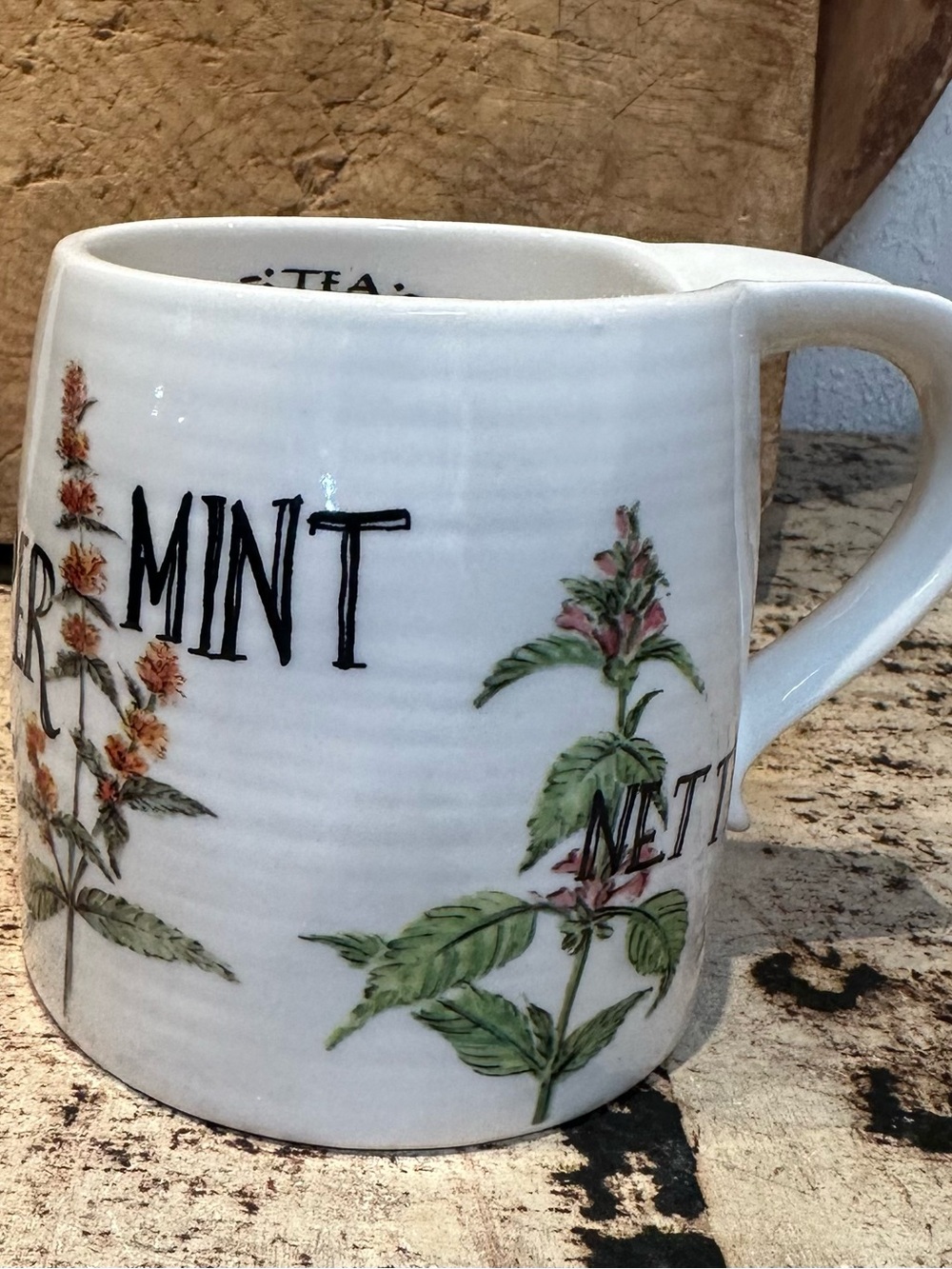 Anthropologie Herbal Tea Mug